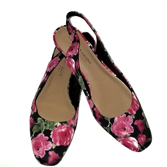 Christian Siriano Shoes - Christian Siriano Slingback Floral Flats